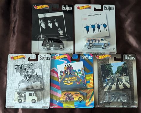 Hot Wheels 2019 Pop Culture The Beatles 5台セット ホットウィール ポップカルチャー ビートルズ 乗用車 売買されたオークション情報yahooの商品