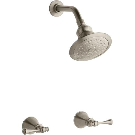 Kohler Revival Vibrant Brushed Bronze 2 Handle Bathtub And Shower Faucet With Valve At