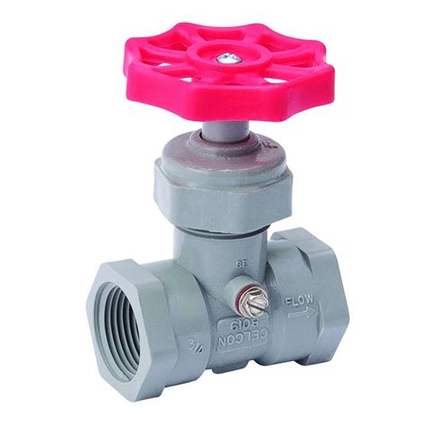 Mueller Global 3 4 In Celcon Threaded Stop And Drain Valve 105 124hc The Home Depot