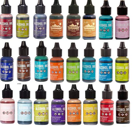 Tim Holtz Adirondack Alcohol Ink 24 Bottle Mega Set Assorted Colors