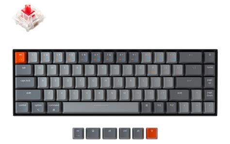 Keychron K Key Hot Swap Rgb Red Switch Keyboard Black Veli Store