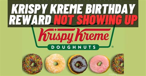 Krispy Kreme Birthday Reward Not Showing Up Fix 2024 Viraltalky