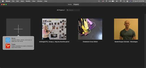 how to create imovie