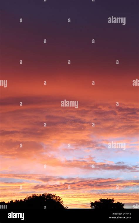 Berlin Germany Sunset Stock Photo Alamy