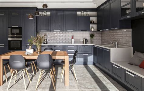 Кухня графитового цвета (70 фото) - фото - картинки и рисунки: скачать ...