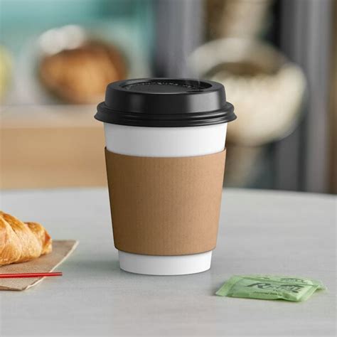 White Oz Paper Hot Cup Lid And Sleeve Combo Kit Pack