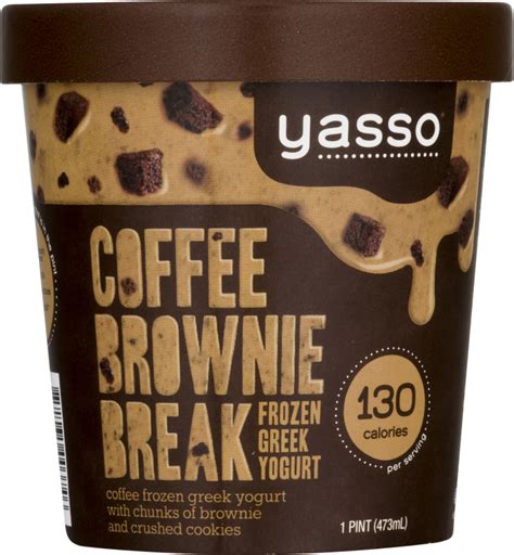 Yasso Frozen Greek Yogurt Coffee Brownie Break Yasso 851035003746 Customers Reviews Listex