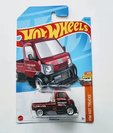 Hot Wheels Hot Trucks Of Mighty K Super Treasure Hunt Red Hkl Damaged Jtc