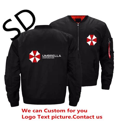 Dropshipping Usa Size Resident Evil Umbrella Corporation Jacket Men