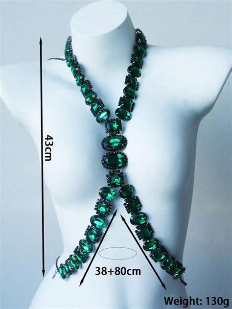 Cadena De Pecho Con Dise O De X De Moda Para Parejas Cadena Corporal Sexy De Bikini Para