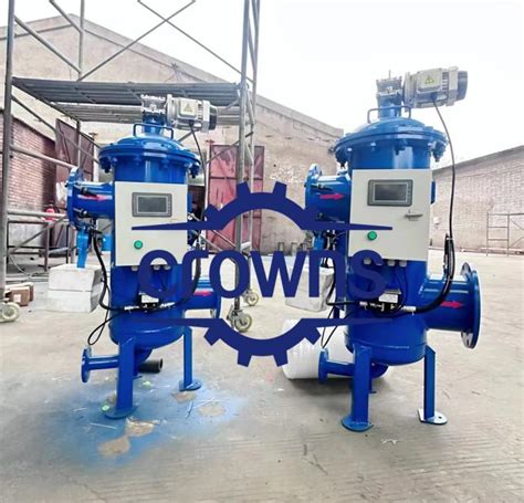 full auto cleaning brush filter stainless steel  automatic