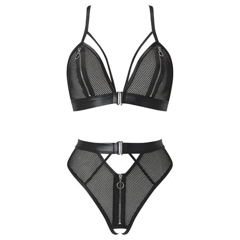 Odeerbi Women S Lingerie Set 2024 Valentine S Day European And American Zipper Sexy Lace