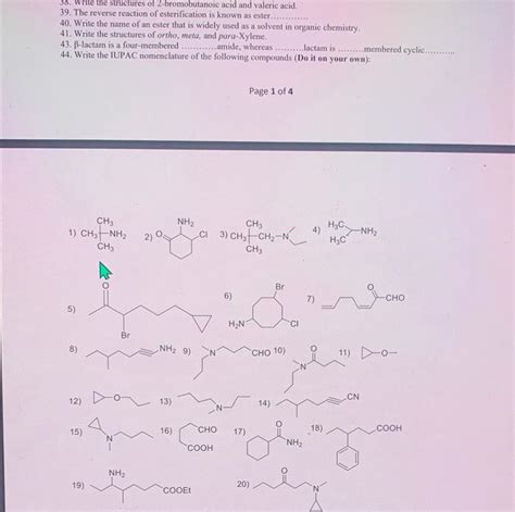 Solved 1) CH3CH3−CH3NH2 4) H3CH3C>−NH2 5) 6) 8) 12) 14) 10) | Chegg.com