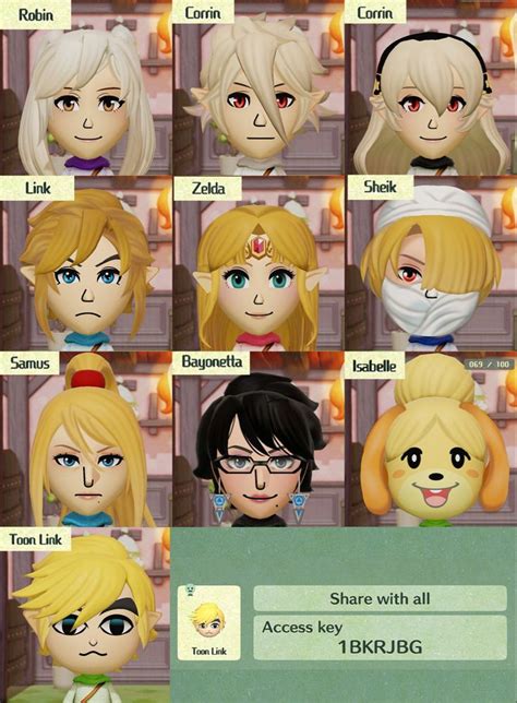 An Image Of Many Different Faces In The Anime Character Avatars Game