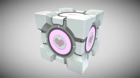 Portal 2 Weighted Companion Cube Download Free 3d Model By Portaller