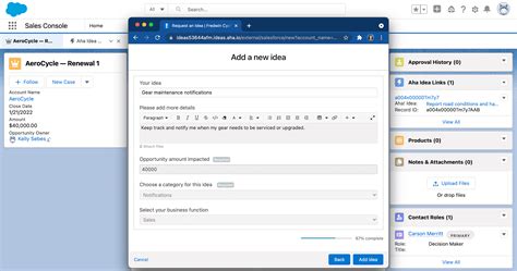 Enhanced Aha! Integration with Salesforce Lightning | Aha! software