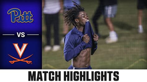 Pitt Vs Virginia Acc Mens Soccer Highlights 2023 Youtube