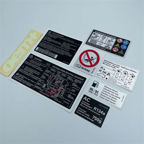 Vw Golf Mk4 Gti Sticker Set Oem