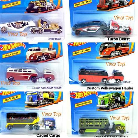 Jual Hot Wheels Truck Track Star Great Fot Tracks Hot Wheels Truk Racing Convoy Vw Speed Hauler