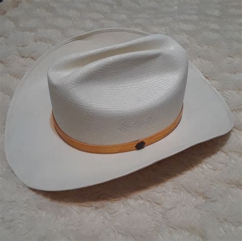 Los Altos Hats Accessories Los Altos 7 2 Cream Straw Cowboy Hat