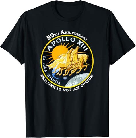 Nasa Apollo 13 Failure Is Not An Option T Shirt Uk Clothing