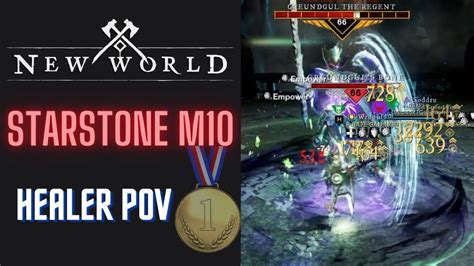 New World Starstone M10 Gold Healer POV YouTube