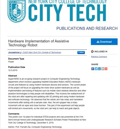 Undergraduate Research And The City Tech Library Librarybuzz