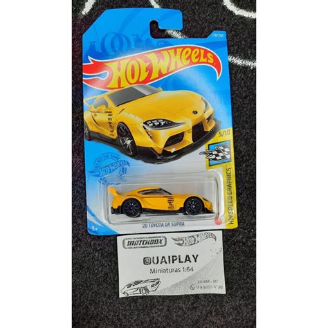 Hot Wheels Toyota Gr Supra Amarelo Shopee Brasil