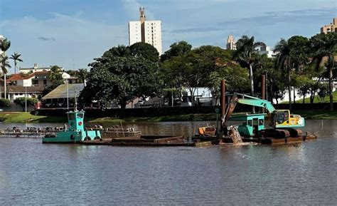 VEJA VÍDEO Semae conclui etapa do desassoreamento dos lagos da