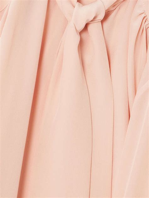 CHLOÉ Pussy bow silk crepe de chine blouse NET A PORTER