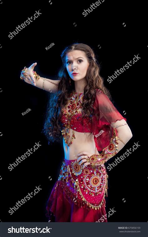 Portrait Dancer Brunette Girl Long Hair Stock Photo Shutterstock