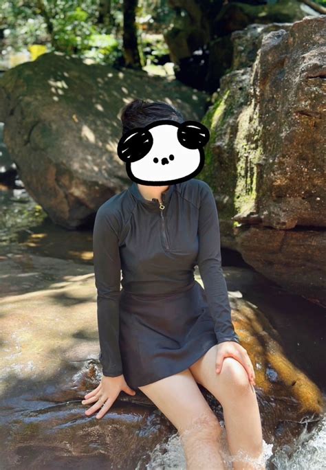 Đồ bơi giữ nhiệt nữ có dây khóa kéo nhỏ kín đáo dễ sử dụng Bikini SG quần áo bơi dài chống nắng