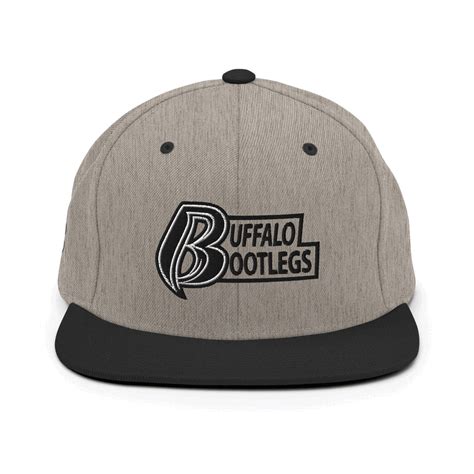 Ruff Buff Snapback Hat Buffalo Bootlegs