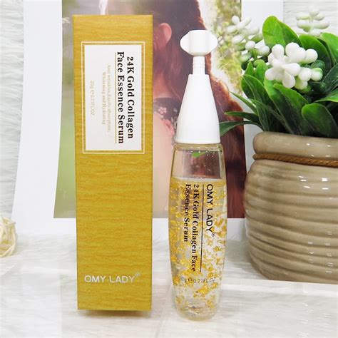 OMY LADY 24K Золотая эссенция для лица жидкий Коллаген для ухода за ...