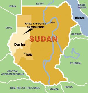 Genocide in Darfur: Geographical landmarks