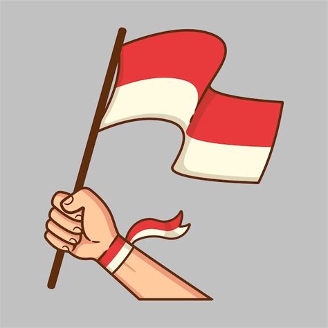 Dirgahayu Republik Indonesia Hari Kemerdekaan Dengan Desain Ilustrasi