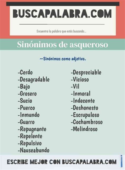 O Que Significa A Palavra Asqueroso - Sinónimos y Antónimos de Asqueroso - 21 Sinónimos y 4 Antónimos para ...
