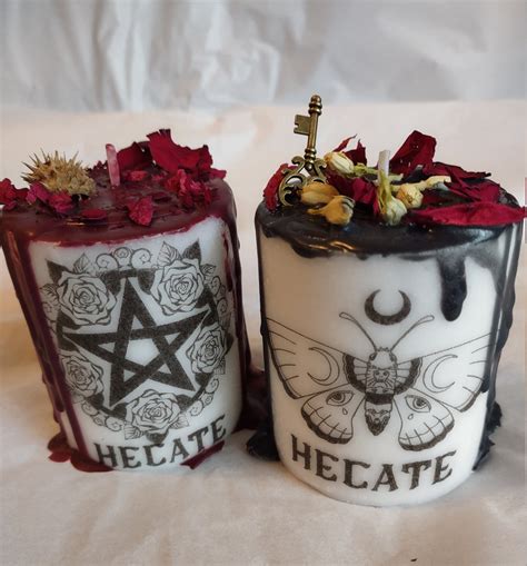 Hecate Altar Candle Hecate Candle Hekate Candle Witch Candle