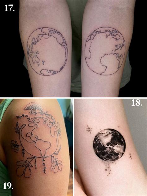 Beautiful Earth Tattoo Ideas For Nature Lovers Tattoo Glee