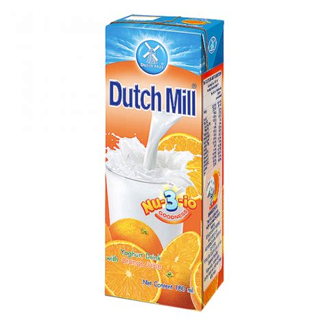 dutch mill yoghurt drink orange ml love rys australia love rys