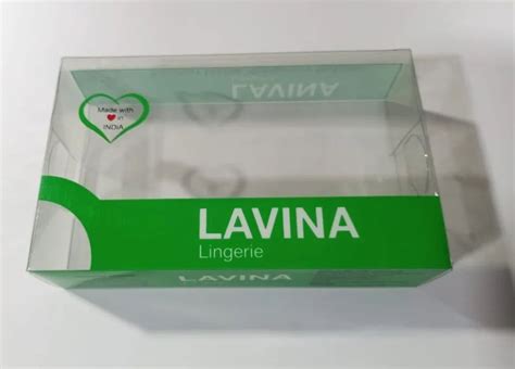 PVC Lingerie Packaging Box At 6 5 Piece In Vasai ID 26080372597
