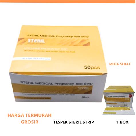 Jual Cod Tespek Steril Strip Alat Tes Uji Test Pack Kehamilan Kehamilan