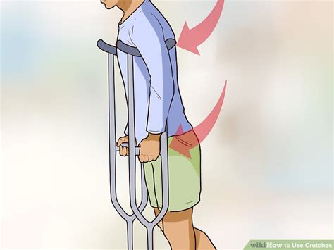 How To Use Crutches 9 Steps With Pictures Wikihow