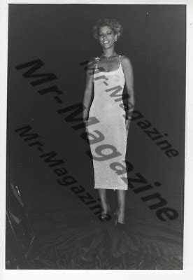 Vintage Risqué Pinup B W 4 x6 Sexy Cheesecake Brunette Evening Gown