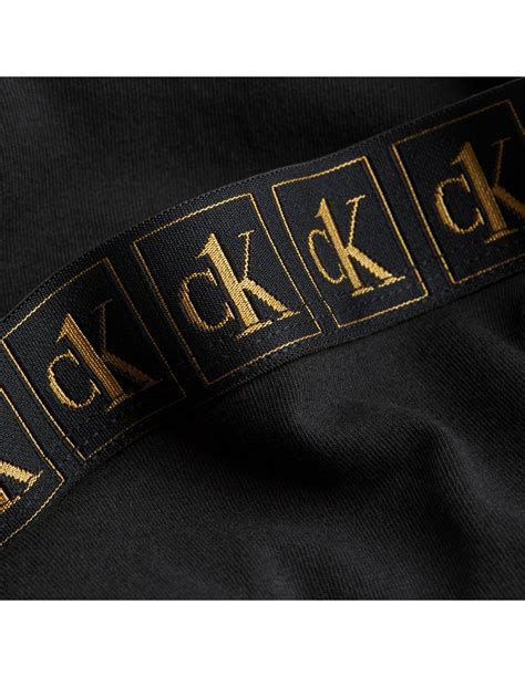 Calvin Klein Meisjes Bikini Slips Pack Black Gold