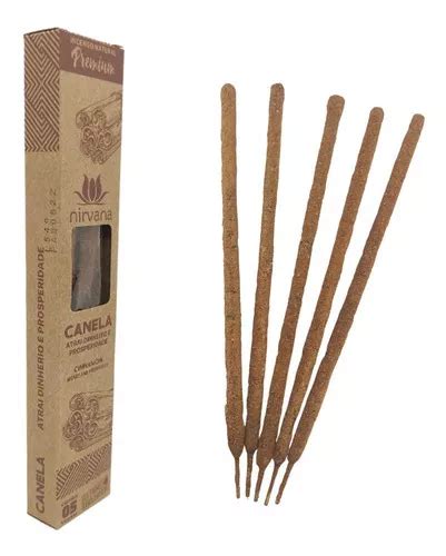 Incenso Natural Nirvana Canela Premium Caixa 5 Varetas MercadoLivre