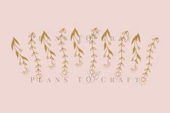 Celestial Floral Oz Hot Cup Tumbler Wrap SVG