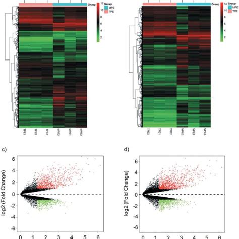 Differential Expression Of CircRNAs And MRNAs In MPE And TPE A B