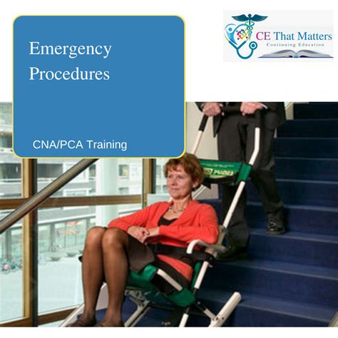 CNA PCA Emergency Procedures CE That Matters