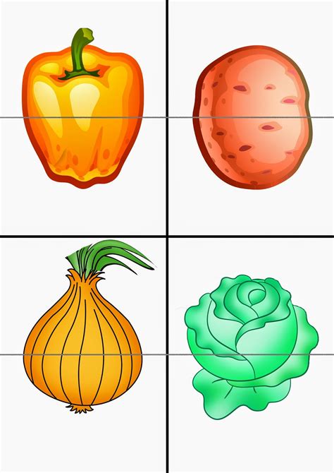Разрезные Картинки Овощи 2 — Картинки фотографии